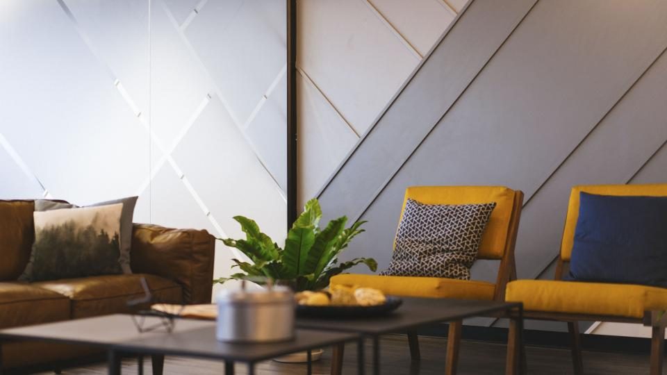 Illustrative photograph of living Room