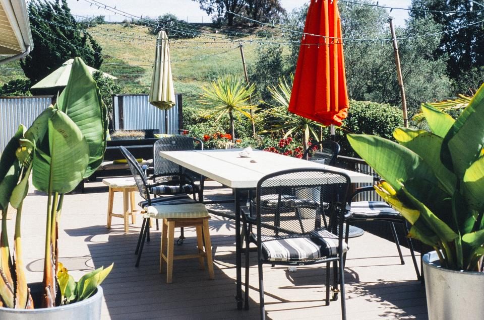 Illustrative photograph of patio Furniture